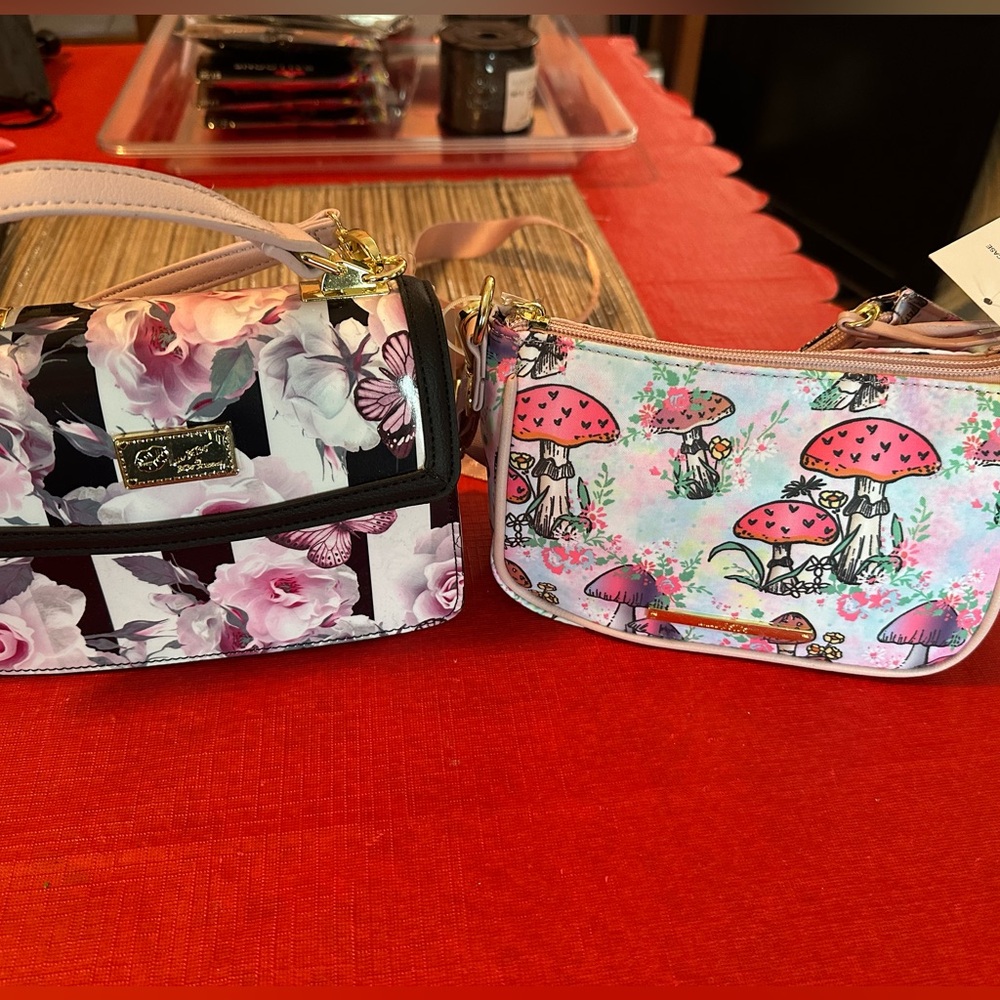 Two cute Love Betsey Betsey Johnson purses